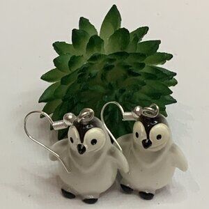 Penguin Earring, Christmas Earring, Winter Earring, Holiday Earring, Gift Idea